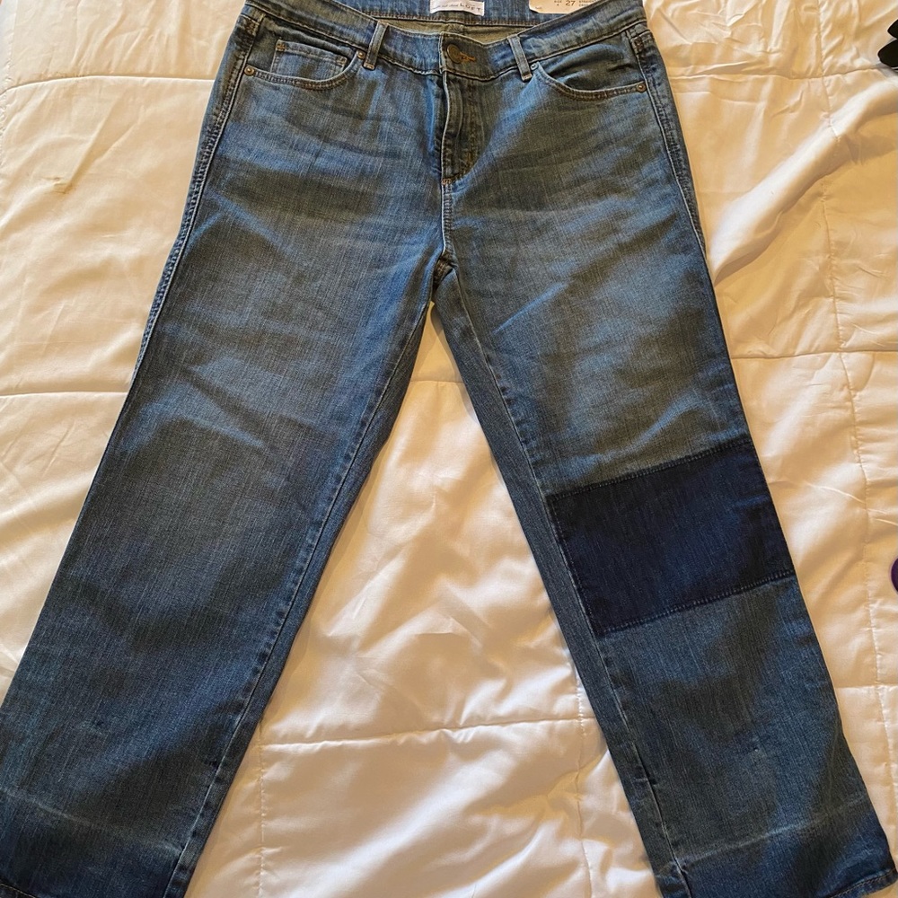 Loft: Straight Crop